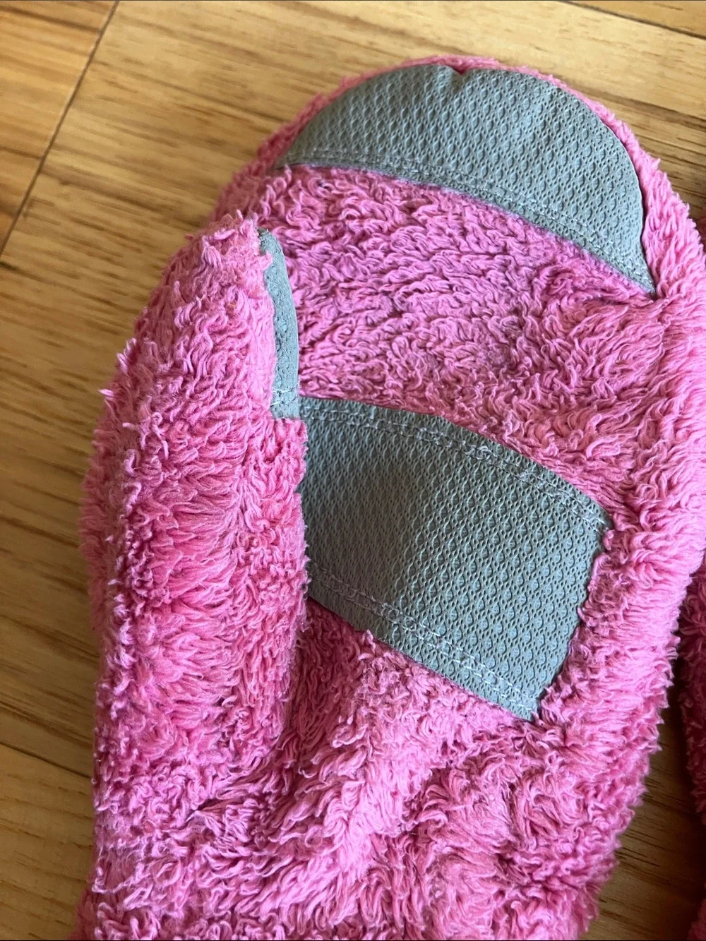 The North Face Pink Fleece Mittens kids medium